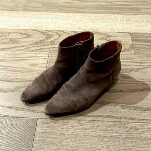 Aquatalia suede ankle boots